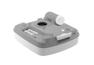 Mülldeponie für mobile Toiletten