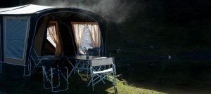 Remolque camping Montana Explorer noche