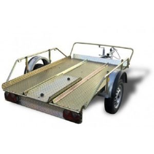 Remolque para moto Quads Plataforma con Freno