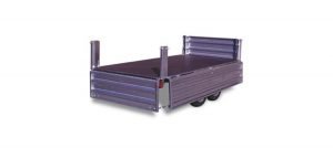 Remorque cargo palettisable 2500 tandem ouvert